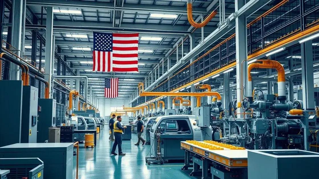 Biden's initiative to revitalize American manufacturing