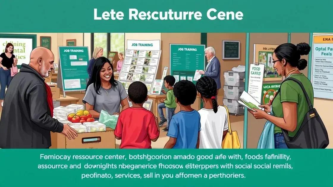 Community services that provide support