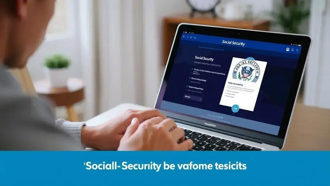 How to update your Social Security information online