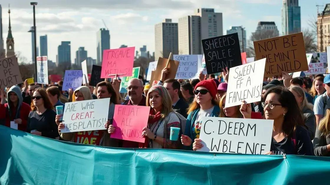 Protesters rally in opposition to Trump-era regulations