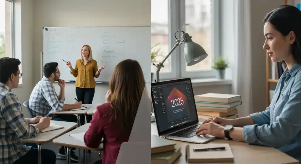 2025 Online vs. Traditional Degrees: Cost, Efficacy for Adult Learners