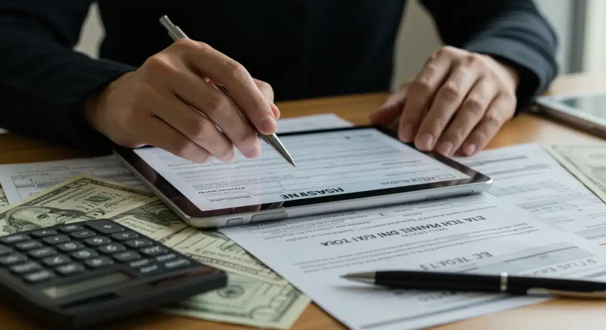 Person meticulously completing a digital FAFSA form for 2025 changes