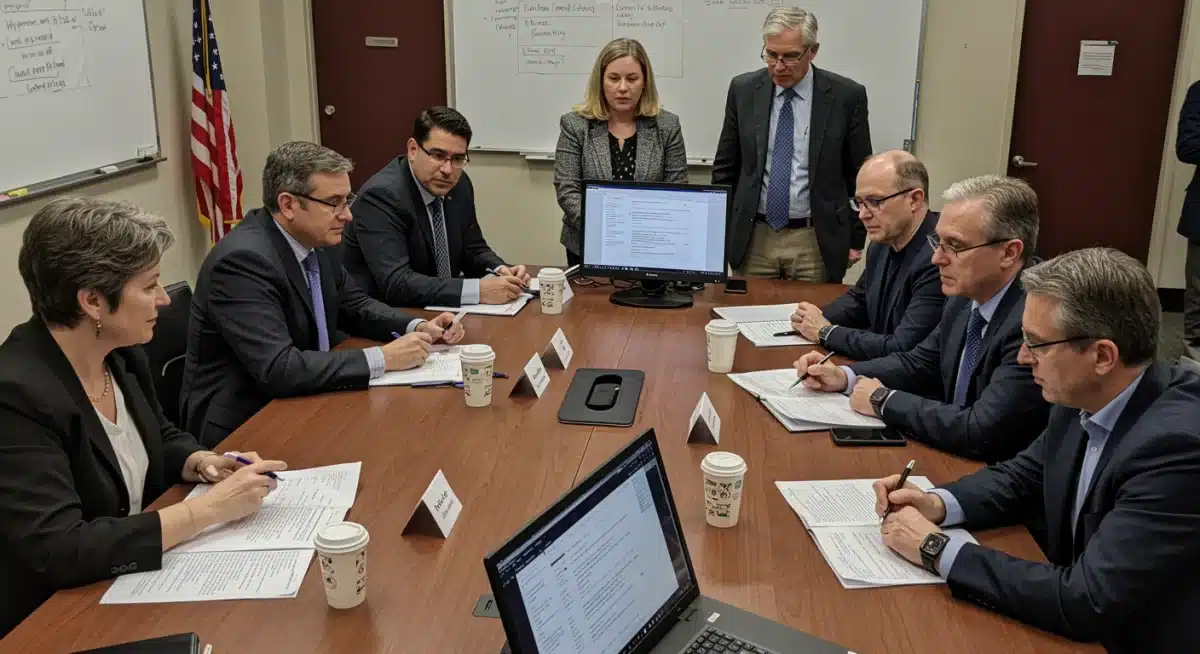 Educators and policymakers discussing implementation of new 2026 federal education standards.