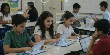 Students learning in a modern classroom under new 2026 federal education standards.