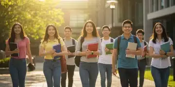 Diverse students on a university campus, representing new scholarship opportunities.