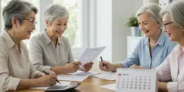 Seniors planning for 2026 Medicare Part B premium changes with documents and calculator.
