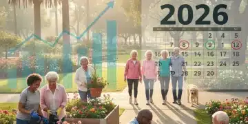 Happy seniors enjoying retirement, illustrating successful long-term financial planning for 2026.