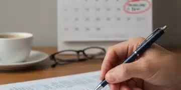 Person filling out disability benefits application form for 2026