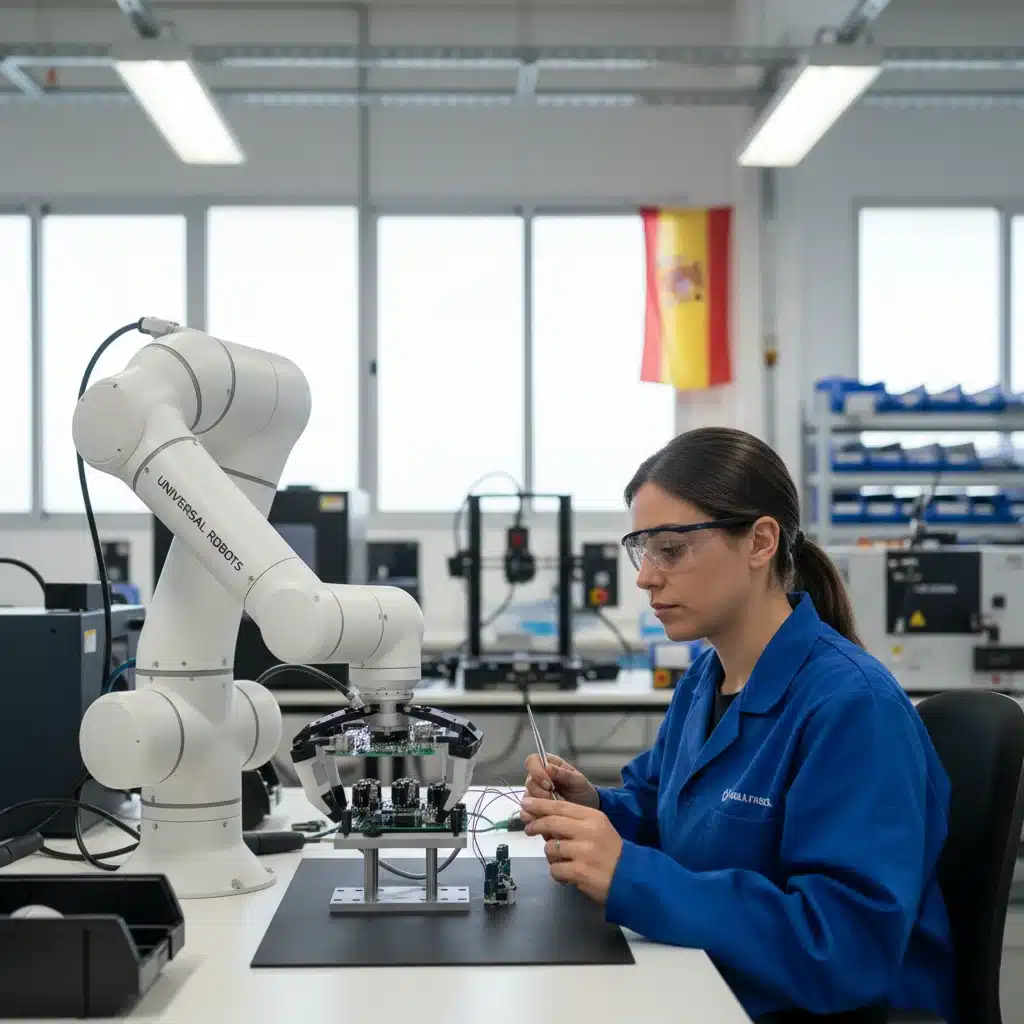 Robótica Colaborativa (Cobots): Aumentando la Productividad en Pequeñas y Medianas Empresas Españolas en 2026