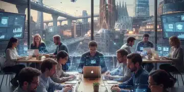Profesionales españoles aprendiendo con e-learning en 2026